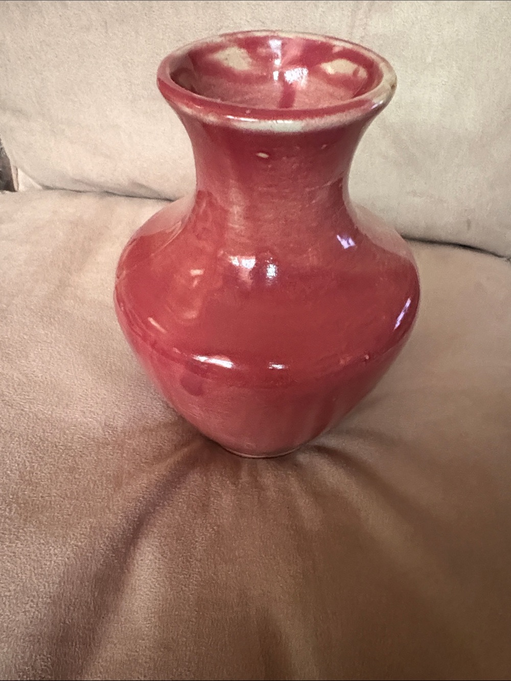 Mauve Ceramic Decorative Vase -HHL Pottery Co.